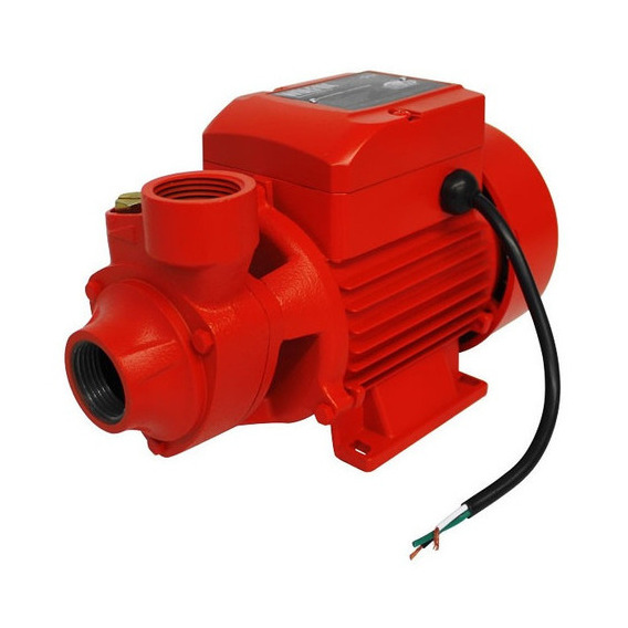 Bomba De Agua Periférica 1/2 Hp Wf9710 Wolfox Color Rojo