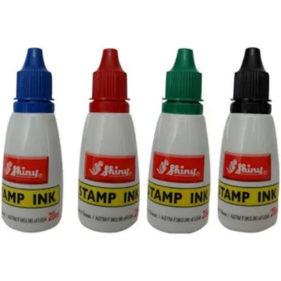 Tinta Para Sellos Shiny, No Se Derrama Ni Mancha 28ml