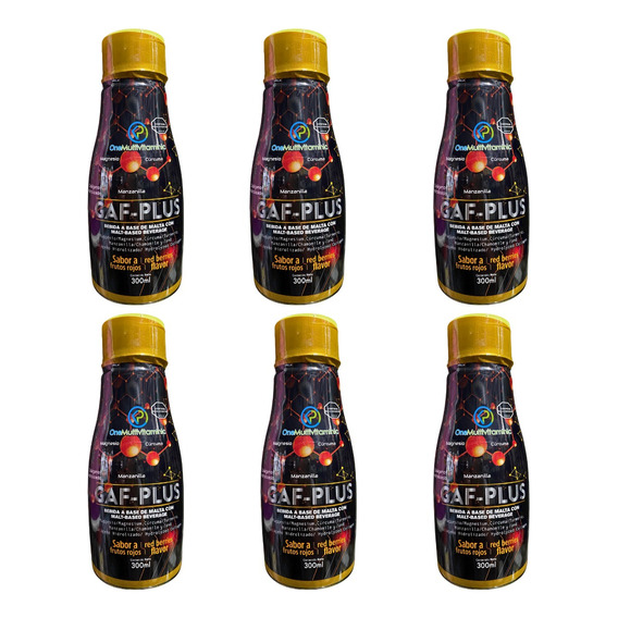 Jarabe Gaf Plus 300ml X6 - mL a $79