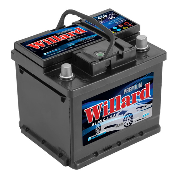 Bateria Auto Willard Ub450d 12x45 Ford Ka 1.0