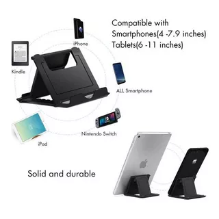 Base Universal Soporte Plegable Para Celular O Tablet