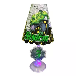 15 Abajures Taça Hulk (fazemos Qualquer Tema)