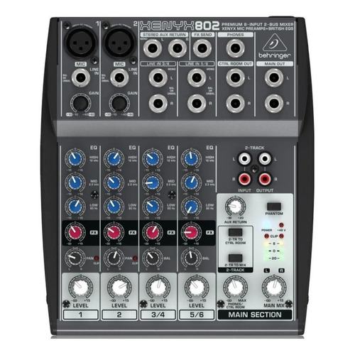 Consola Behringer 802 Xenyx de mezcla 220V