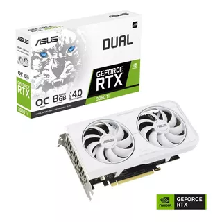 Tarjeta De Video Nvidia Asus  Dual Geforce Rtx 30 Series Rtx 3060 Ti Dual-rtx3060ti-o8gd6x-white Oc Edition 8gb