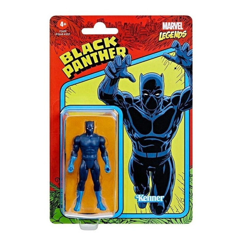  Marvel Figura Black Panther Legends Serie Retro 3,75