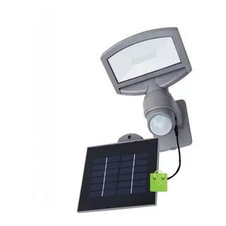 Luz Led Exterior Con Panel Solar Detector Movimiento P9016