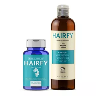 Hairfy Combo - Vitaminas Biotina X60 + Shampoo Anticaída X1