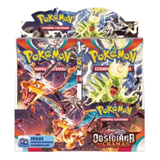 Booster Pokémon Obsidiana Em Chamas Box Com 36 Unidades