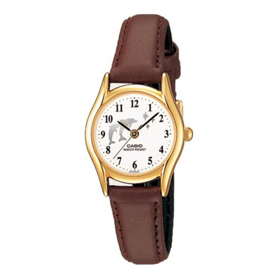 Reloj Para Mujer Casio Ltp_1094q_7b9r Marron