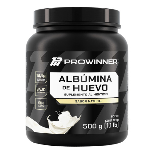 Albumina De Huevo 500 gramos Prowinner Sabor Natural