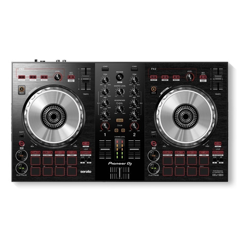 Controlador DJ Pioneer DDJ-SB3 negro de 2 canales