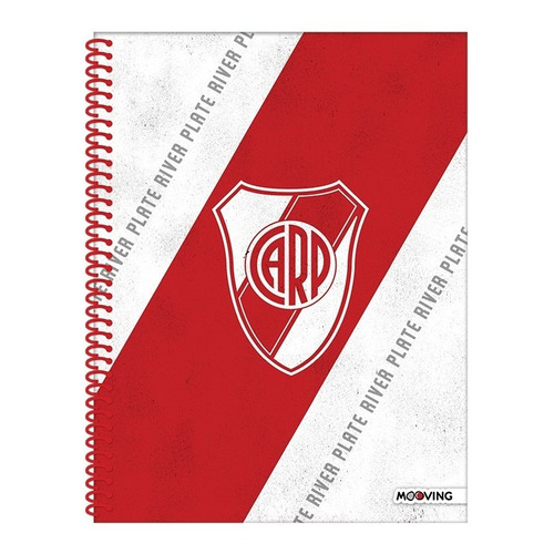 Cuaderno Mooving Universitario River Plate A4 80 Hojas