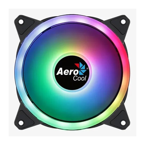 Ventilador Argb Aerocool Duo 12 Doble Conector 3 Pin Y 6 Pin