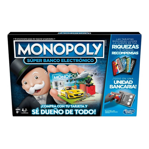 Juego De Mesa Monopoly Super Banco Electrónico