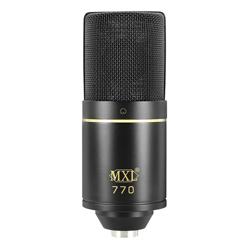Micrófono MXL 770 Condensador Cardioide color negro
