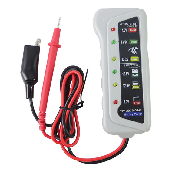 Probador Analizador De Batería Automotriz Voltaje 12v Tester