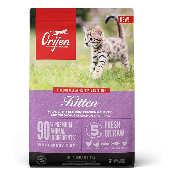 Orijen kitten 1.8 kg bolsa alimento para gato