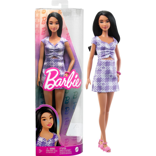 Muñeca Barbie, Cabello Negro Y Cuerpo Alto, Barbie Fashionis