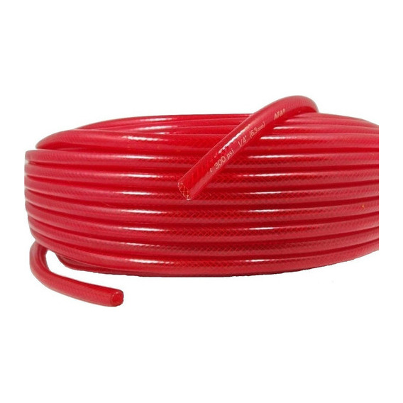 Manguera Para Compresor Aire Rehau Raufilam Roja 6/3 X 50mts