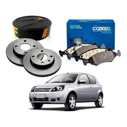  Kit Disco Pastilha Dianteiro Ka 1.6 2008 A 2009