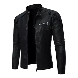 Campera Hombre Eco Cuero Modelo Exclusivo Alta Calidad