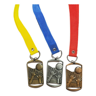 Medallas Voleibol Calidad Metalicas Premiaciones 30 Pzs