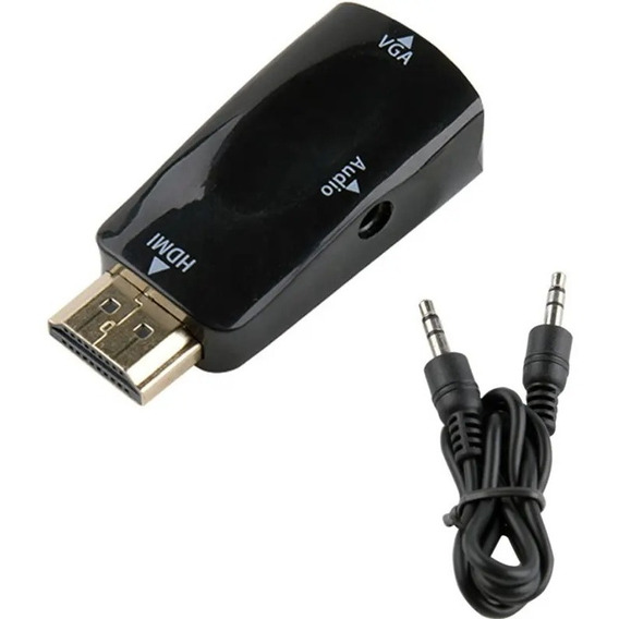 Adaptador Convertidor Cable Hdmi A Vga 1080p