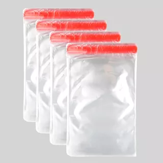 Saco Plástico Adesivado Transparente C/ Aba 28x38cm C/ 1000u