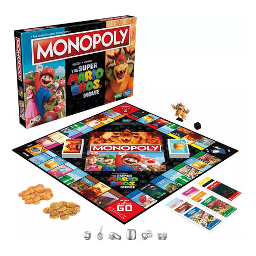 Juego De Mesa Monopoly Super Mario Bros Movie