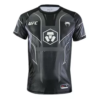 Remera Ufc Venum Fight Night 2.0 Jersey- Black Mma - No Gi 