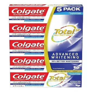 Pasta Dental Colgate Total Advanced Whitening 181g 5 Und