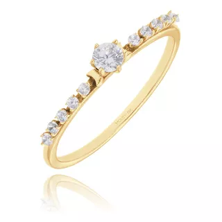 Anillo De Compromiso Danielle En Oro 18 Kilates Amor Mouty