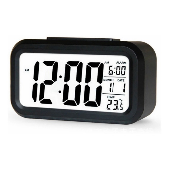 Reloj Despertador Digital Fecha Temperatura Alarma Luz Led