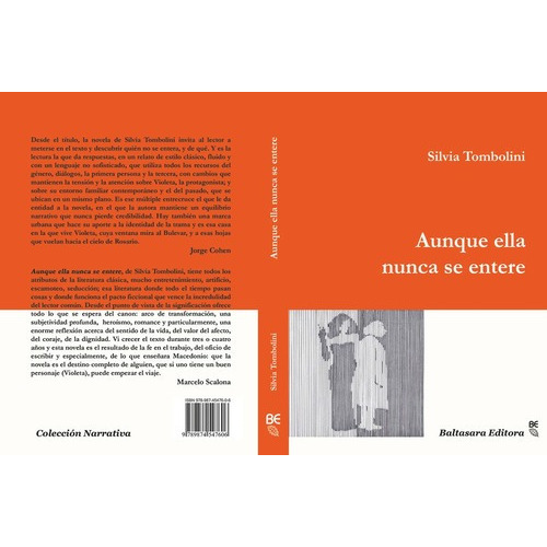 Aunque Ella Nunca Se Entere - Silvia  Tombolini, de Silvia  Tombolini. Editorial Baltasara Editora en español