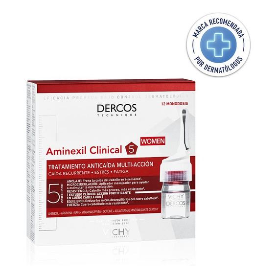 Ampollas Anti-caída Vichy Dercos Aminexil Clinical 5