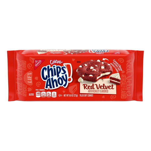 Galletas Chips Ahoy Chewy Red Velvet 272g