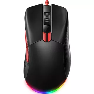 Mouse Gamer Eksa Em500 12400 Dpi Usb Rgb