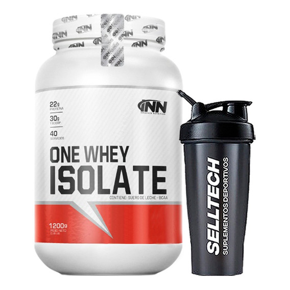 Proteína Inn One Whey Isolate 1.2kg Vainilla + Shaker