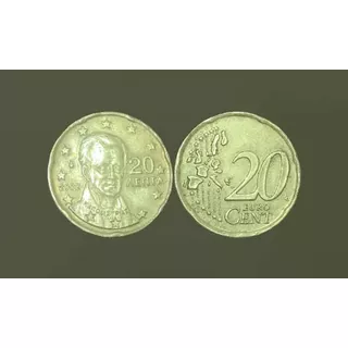 Moneda 20 Centimo 2002 Grecia