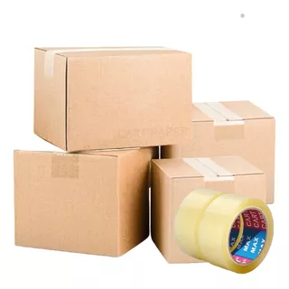 Cajas  Mudanza Pack 10 Cajas 60x40x40 / Cajas Cart Paper