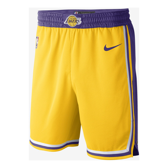 Shorts Nike Nba Swingman Para Hombre La Lakers