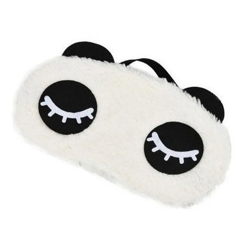 Antifaz Forma De Panda diseño de pestañas Ideal Para Descanso Y Relajacion evita el paso de la Luz  "DISFRUTA DE MOMENTOS RELAJANTES Y SUEÑO REPARADOR "