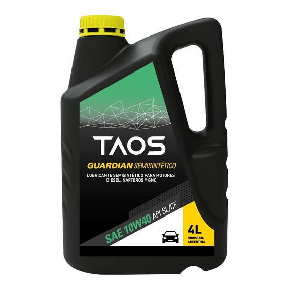 Aceite Taos Semisintetico 10w-40 Multigrado 4lt