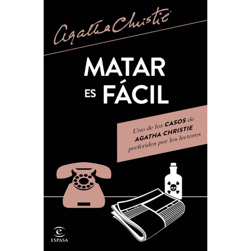 Matar es fácil, de Agatha Christie., vol. 1. Editorial Booket, tapa blanda, edición 1 en español, 2022