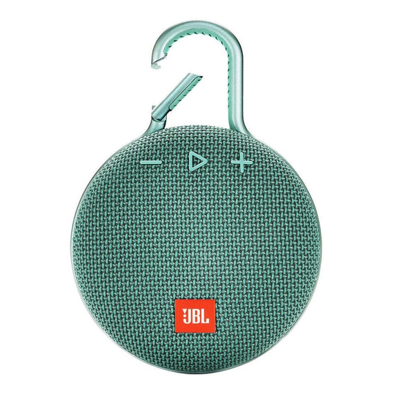 Bocina JBL Clip 3 portátil con bluetooth waterproof river teal 