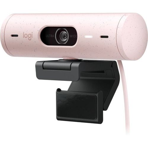 Camara Web Logitech Brio 500 1080p Hace1click1 Color Rosa pálido