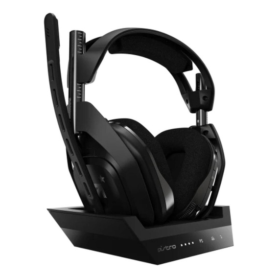 Diadema Astro A50 + Base Station Logitech Gaming Inalámbrica Color Negro