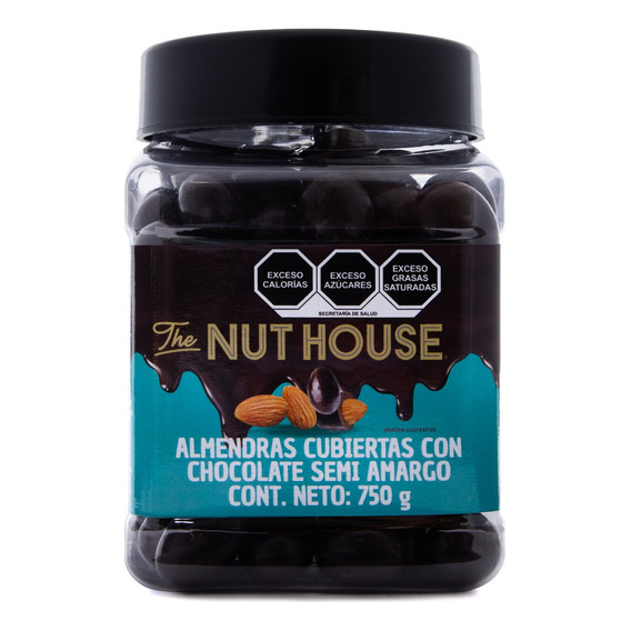 The Nut House - Almendras Cubiertas Con Chocolate 750g