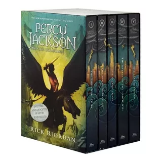 Percy Jackson And The Olympians 5 Book Paperback Boxed Set