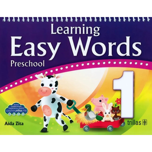 Learning Easy Words Preschool 1 Coachingtrillas, De Zita R., Aida., Vol. 5. Editorial Trillas, Tapa Blanda, Edición 5a En Inglés, 2020
